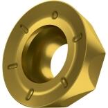 Fräswendeschneidplatte ISO RCMT 10T3, PVD beschichtet, 3,9mm, max. Schnitttiefe 5mm, 10 Stk