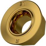 Fräswendeschneidplatte ISO RDMT 120500SN-R:M8330 oder M8340, PVD beschichtet, D.5,5mm, max. 6mm