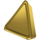 Fräswendeschneidplatte ISO TPKR 1603/2204 PVD M8330/M8340, Tiefe 12/17mm, Gold, 10 Stk