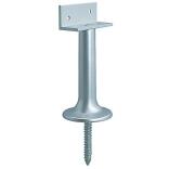 Trennwandstütze Aluminium 60mm Breite 150mm Höhe F1/naturfarbig DENI, M8 Innengewinde