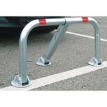 Sperrbügel 450mm, silber, mit roten Reflexstreifen, Ø 55/50mm, kippbar, URBANUS