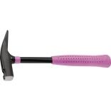 Latthammer Pink Edition Nr.626M, Kopf 600g, mit Magnet, C45-Rohr, DIN 7239, 1-Komponenten-Griff