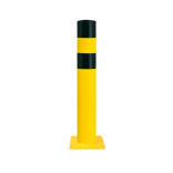 Rammschutzpoller -Mountain XXL- ø 273 mm aus Stahl, gelb / schwarz, zum Einbetonieren o. Aufdübeln