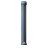 Stilpoller -Keren- ø 105 mm aus Aluguss, zum Einbetonieren, feststehend oder herausnehmbar mit 3p-Technologie (Sollbruchstelle)