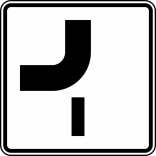 Verkehrszeichen 1002-14 StVO, Verlauf der Vorfahrtstraße