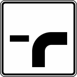 Verkehrszeichen 1002-23 StVO, Verlauf der Vorfahrtstraße