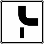 Verkehrszeichen 1002-24 StVO, Verlauf der Vorfahrtstraße