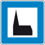 Verkehrszeichen 365-59 StVO, Autobahnkapelle