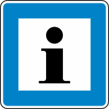 Verkehrszeichen 365-61 StVO, Informationsstelle