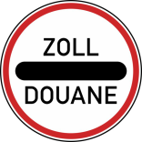 Verkehrszeichen 392 StVO, Zollstelle