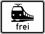 Verkehrszeichen 1024-15 StVO, Schienenbahnen frei