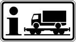 Verkehrszeichen 1010-14 StVO, Information Rollende Landstraße