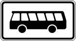 Verkehrszeichen 1010-57 StVO, Nur Kraftomnibusse