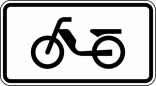 Verkehrszeichen 1010-63 StVO, Mofas