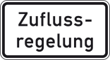 Verkehrszeichen 1012-37 StVO, Zuflussregelung