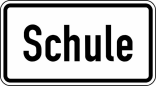 Verkehrszeichen 1012-50 StVO, Schule