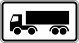 Verkehrszeichen 1048-14 StVO, Nur Sattelkraftfahrzeuge
