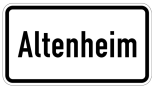 Verkehrszeichen 1012-52 StVO, Altenheim