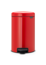 Modellbeispiel: Abfallbehälter -Iconic Step-, rot, Vorderseite (Art. 36471)