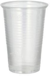 PAPSTAR Trinkbecher 0,2l Einweg, transparent, Polypropylen, 100 Stück pro Packung