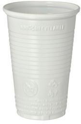 PAPSTAR Einweg Trinkbecher 200ml, weiß, Polypropylen, 100 Stück pro Packung