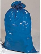 M&uuml;llsack 120l, 70 x 110 cm, 80&mu;m, blau, 20 St./Pack, NEUTRALWARE, Spender, Abroller, Korb
