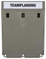 Wandsortierer BIG Grundmodul hellgrau, Anbaumodule in verschiedenen Farben, EICHNER