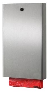 Modellbeispiel: Tütenspender -Cubo Ernesto- für die Hundekotentsorgung, aus Edelstahl (Art. 33736)