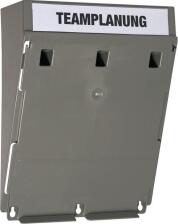 Wandsortierer BIG Grundmodul hellgrau, Anbaumodule in verschiedenen Farben, EICHNER