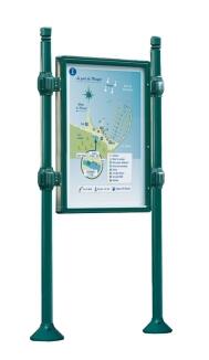 Schaukasten 'Trend' doppelseitig, Bautiefe 75 mm, wahlweise mit Titelleiste