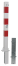 Modellbeispiel: Absperrpfosten -Bollard- herausnehmbar, umlegbar mit Dreikant und Profilzylinder, beschichtet (Art.4701fuzh)