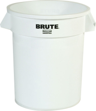 Modellbeispiel: Abfallcontainer -BRUTE- Rubbermaid, 75,7 Liter, in weiß, ohne Deckel (Art. 12576)