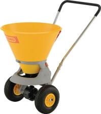 Streugutwagen 35l, Kunststoffbeh&auml;lter, luftbereift, klappbarer St&auml;nderfu&szlig;