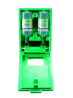 Augenspülstation -PLUM DUO-, inkl. 2 x 1000 ml Augenspülflasche und Wandbox, zur Wandmontage