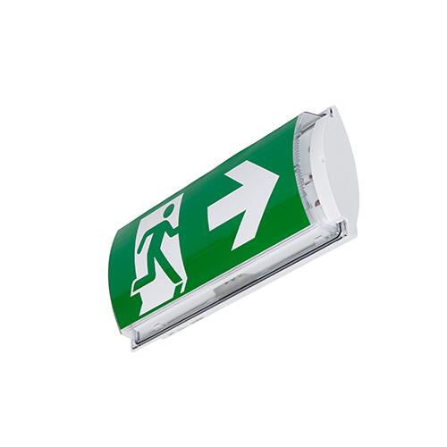 Rettungszeichenleuchte ′FROST-LUX ECO′, Erkennungsweite 24 m, Wand- oder Deckenmontage -
