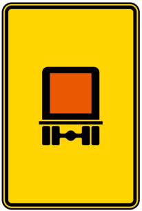 Verkehrszeichen 442-51 StVO, Vorwegweiser für kennzeichnungspflichtige Fahrzeuge