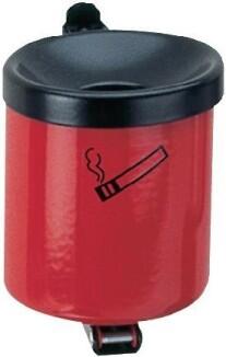 Wandascher aus Stahlblech, Ø 90 mm, versch. Farben TKG