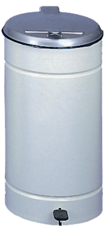Abfallbehälter -Cubo Nelia- 60 Liter aus Stahl, mit Fußpedal