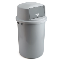 Abfallbehälter -P-Bins 1-, 126 Liter aus Kunststoff, mit Pushdeckel