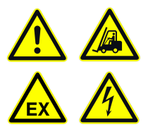 Boden-Sicherheitskennzeichen -Warnzeichen Indoor- aus PVC, R11, selbstklebend, nach ASR A1.3