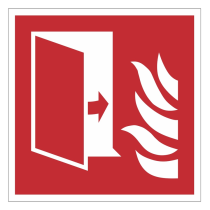 Brandschutzschild, Brandschutztür