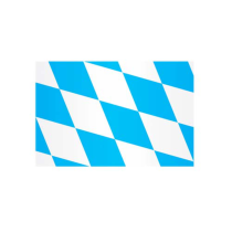 Landesflagge Bayern (Rauten ohne Wappen), Stoffqualität FlagTop 110 g / m² oder 160 g / m²