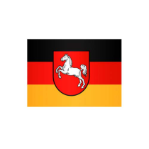 Landesflagge Niedersachsen, Stoffqualität FlagTop 110 g / m² oder 160 g / m²