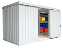 Materialcontainer -STIC 1400- mit Isolierung, ca.8m², optional Holzfußboden oder isolierter Boden