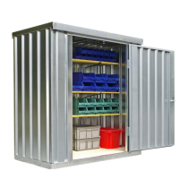 Materialcontainer -STMC 1100-, ca. 2 m², wahlweise mit Holzfußboden