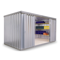 Materialcontainer -STMC 1400-, ca. 8 m², wahlweise mit Holzfußboden