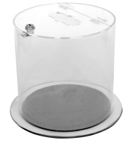 Recyclingbehälter -Pro 6-, 12 oder 37 Liter aus Acrylglas