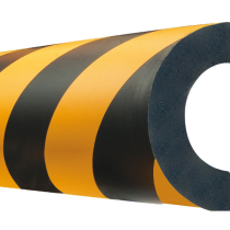 Rohrschutz -Safe- aus PU, Länge 1000 mm, gelb / schwarz, verschiedene Profile, sehr hochwertig