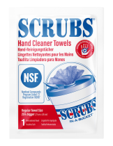 SCRUBS Reinigungstücher, für Hände, Maschinen und Werkzeuge -Single Pack-, VPE 100 Stk.