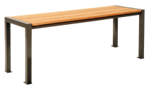 Tisch -Lumino-, Abstellfläche aus Robinien-Holz